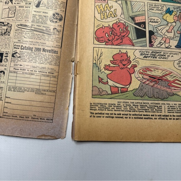 Hot Stuff The Little Devil #100 VTG Comic Book Oct. 1970 Harvey Comics - Picture 6 of 6